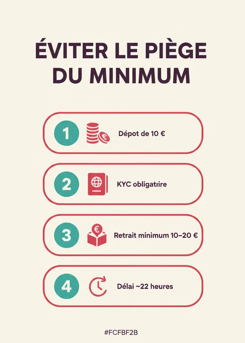 Joueur français effectuant un dépôt de 10 euros sur un casino en ligne via son smartphone